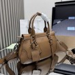 Borsa shopping/tote grande Prada 1BG604 Caramello