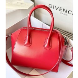 Imitazioni borse griffate tote Givenchy Antigona Mini in pelle rosso