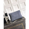 Borse Imitazioni tote pieghevole Diana Chanel scamosciata piccola/media/grande Blu Borse Imitazioni tote pieghevole Diana Chanel scamosciata piccola/media/grande Blu