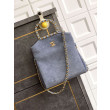 Borse Imitazioni tote pieghevole Diana Chanel scamosciata piccola/media/grande Blu Borse Imitazioni tote pieghevole Diana Chanel scamosciata piccola/media/grande Blu