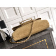 Borse Replica tote pieghevole Diana Chanel scamosciata piccola/media/grande marrone