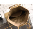 Borse Replica tote pieghevole Diana Chanel scamosciata piccola/media/grande marrone
