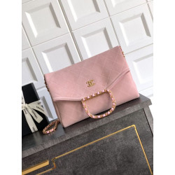 Borsa tote pieghevole Diana Chanel scamosciata piccola/media/grande Rosa