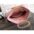 Borsa tote pieghevole Diana Chanel scamosciata piccola/media/grande Rosa