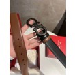 Alta gamma replica Cintura da uomo Salvatore Ferragamo da 3.5 cm con fibbia nera