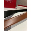Alta gamma replica Cintura da uomo Salvatore Ferragamo da 3.5 cm con fibbia nera