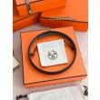Pari all'originale replica cintura Hermes Donna My H e reversibile Hermès sur Mer 13 mm