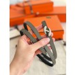 Pari all'originale replica cintura Hermes Donna My H e reversibile Hermès sur Mer 13 mm
