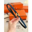 cintura Hermes Donna My H e reversibile Hermès sur Mer 13 mm Blu/Nero