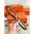 Alta gamma replica cintura Hermes Donna My H e reversibile Hermès sur Mer 13 mm marrone/Nero