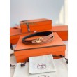 Alta gamma replica cintura Hermes Donna My H e reversibile Hermès sur Mer 13 mm marrone/Nero