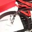 Alta gamma replica Cintura reversibile da uomo Salvatore Ferragamo da 3,5 cm con fibbia Nero/caffè