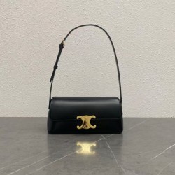 Replica qualità specchio Borsa a spalla Celine Diane nera
