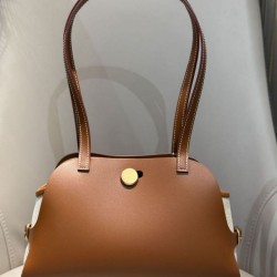 Replica qualità specchio Qualità superiore replica a tracolla Hermes Tablier Sellier cammello