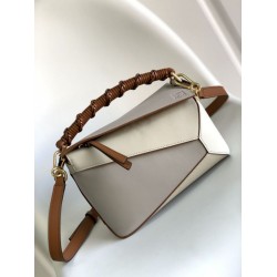 Borsa Loewe piccola Puzzle Edge multicolore nappa di vitello