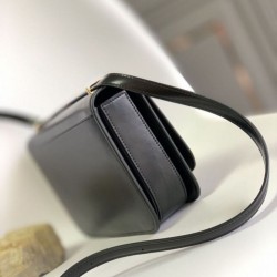 Replica Borsa piccola Loewe Goya nera Imitazioni Replica qualità specchio Borsa piccola Loewe Goya nera