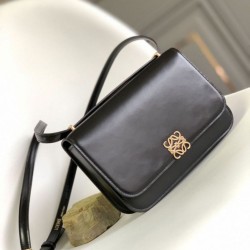 Replica qualità specchio Borsa piccola Loewe Goya nera