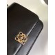 Replica Borsa piccola Loewe Goya nera Imitazioni Replica qualità specchio Borsa piccola Loewe Goya nera