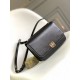 Replica Borsa piccola Loewe Goya nera Imitazioni Replica qualità specchio Borsa piccola Loewe Goya nera