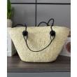 Borsa a cestino Loewe Large Anagram nera