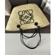 Borsa a cestino Loewe Large Anagram nera