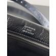 Borse Imitazioni a tracolla Balenciaga BB con patta morbida e finiture argentate