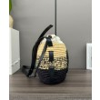 Borse Replica a tracolla rafia Loewe Nero
