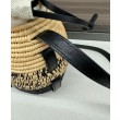 Borse Replica a tracolla rafia Loewe Nero