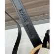 Borse Replica a tracolla rafia Loewe Nero
