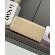 Borsa classica bicolore Loewe Puzzle Edge piccola Bianco/beige
