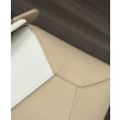 Borsa classica bicolore Loewe Puzzle Edge piccola Bianco/beige