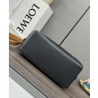 Borsa classica bicolore Loewe Puzzle Edge piccola Nero/Marrone