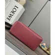 Borsa classica bicolore Loewe Puzzle Edge piccola Nero/Rosso