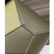 Borsa classica Vintage Loewe Puzzle Edge piccola verde