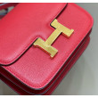 Borsa Hermes Constance MM 24cm Rossa Epsom