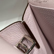 Borsa Hermes Halzan 25 viola chiaro clemence Borsa Hermes Halzan 25 viola chiaro clemence