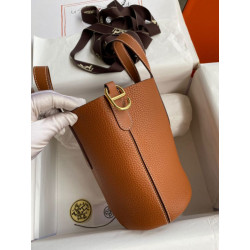 Borse Firmate Replica Hermes In The Loop 18 fatta a mano Clemence marrone