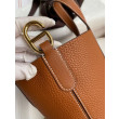 Borse Firmate Replica Hermes In The Loop 18 fatta a mano Clemence marrone Borse Firmate Replica Hermes In The Loop 18 fatta a mano Clemence marrone