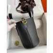 Borsa Hermes In The Loop 18 fatta a mano Clemence nera