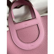 Borsa Hermes In The Loop 18 fatta a mano Clemence Rosa Borsa Hermes In The Loop 18 fatta a mano Clemence Rosa