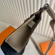 Borsa Hermes Jypsiere Mini fatta a mano in pelle di vitello color talpa Borsa Hermes Jypsiere Mini fatta a mano in pelle di vitello color talpa