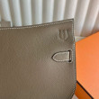 Borsa Hermes Jypsiere Mini fatta a mano in pelle di vitello color talpa Borsa Hermes Jypsiere Mini fatta a mano in pelle di vitello color talpa