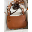 Borse Firmate Replica Hermes Jypsiere Mini in pelle di vitello marrone Borse Firmate Replica Hermes Jypsiere Mini in pelle di vitello marrone