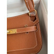 Borse Firmate Replica Hermes Jypsiere Mini in pelle di vitello marrone Borse Firmate Replica Hermes Jypsiere Mini in pelle di vitello marrone