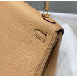 Qualità superiore replica Hermes Kelly 20cm/25cm marrone Clemence Qualità superiore replica Hermes Kelly 20cm/25cm marrone Clemence