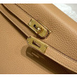 Qualità superiore replica Hermes Kelly 20cm/25cm marrone Clemence Qualità superiore replica Hermes Kelly 20cm/25cm marrone Clemence