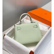 Imitazioni borse griffate Hermes Kelly 20cm/25cm verde Clemence Imitazioni borse griffate Hermes Kelly 20cm/25cm verde Clemence