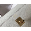 Borsa Hermes Kelly 25cm Sellier bianca Epsom Borsa Hermes Kelly 25cm Sellier bianca Epsom