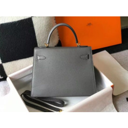 Borse Replica Hermes Kelly 28cm/32cm Ardesia Epsom hardware dorato