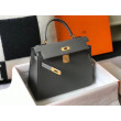 Borse Replica Hermes Kelly 28cm/32cm Ardesia Epsom hardware dorato